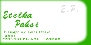 etelka paksi business card